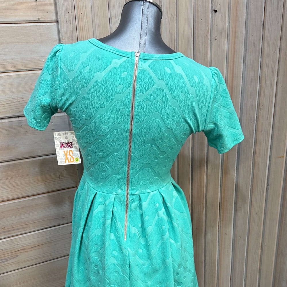 LuLaRoe Aqua Midi Dress - Picture 3 of 7